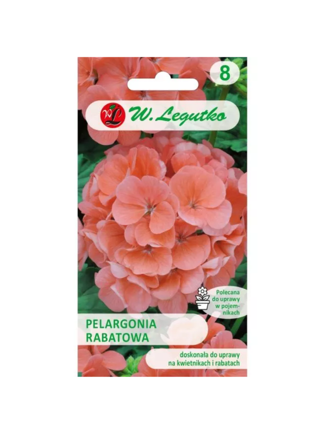 Pelargonia rabatowa Gama F1 - łososiowa