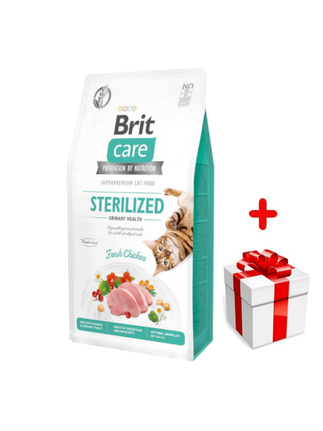 BRIT Care Cat  Grain-Free Sterilised Urinary Health 2kg + niespodzianka dla kota GRATIS!