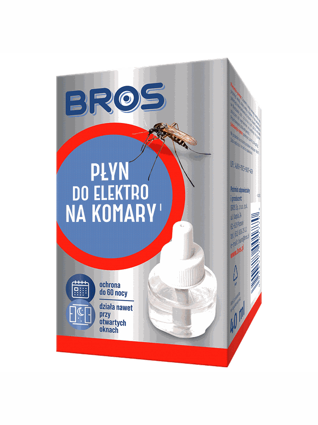 BROS - płyn do elektro na komary 60 nocy