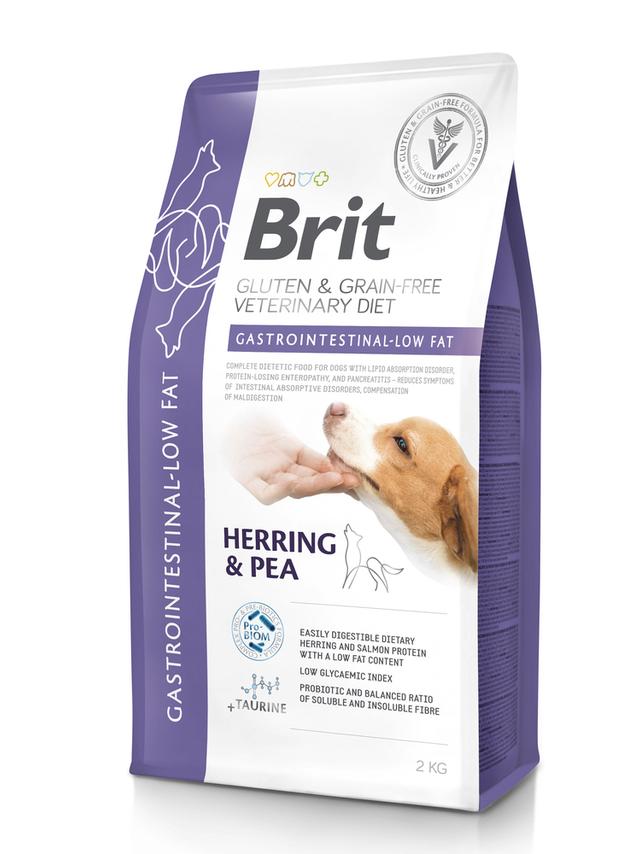 BRIT GF Veterinary Diets dog Gastrointestinal-Low Fat 2kg