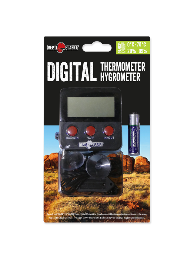 REPTI PLANET termometr/higrometr LCD zewnętrzny