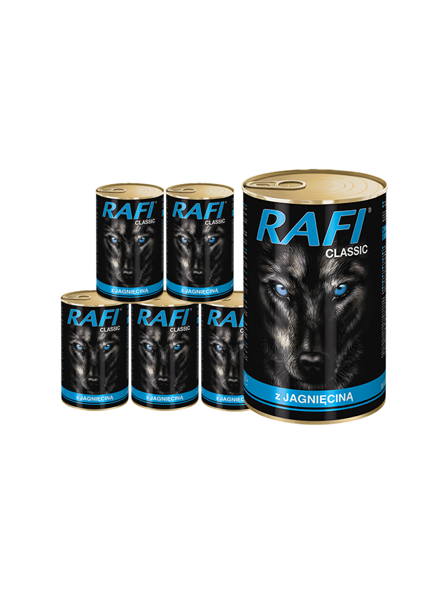 Rafi Classic z Jagnięciną w Sosie 6x1240g