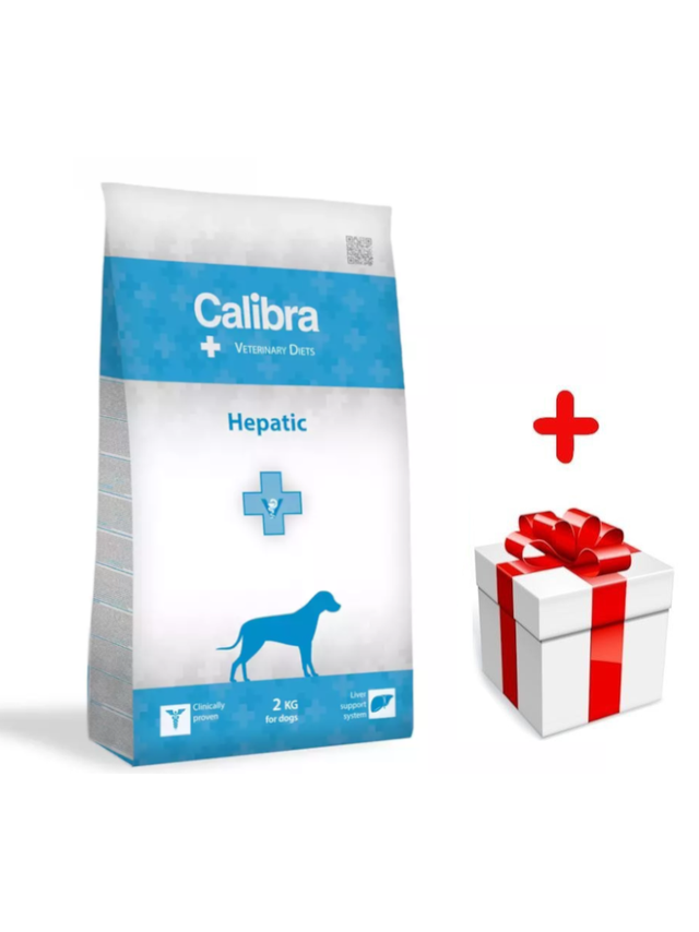 Calibra Veterinary Diets Dog Hepatic 2kg + Niespodzianka dla psa GRATIS