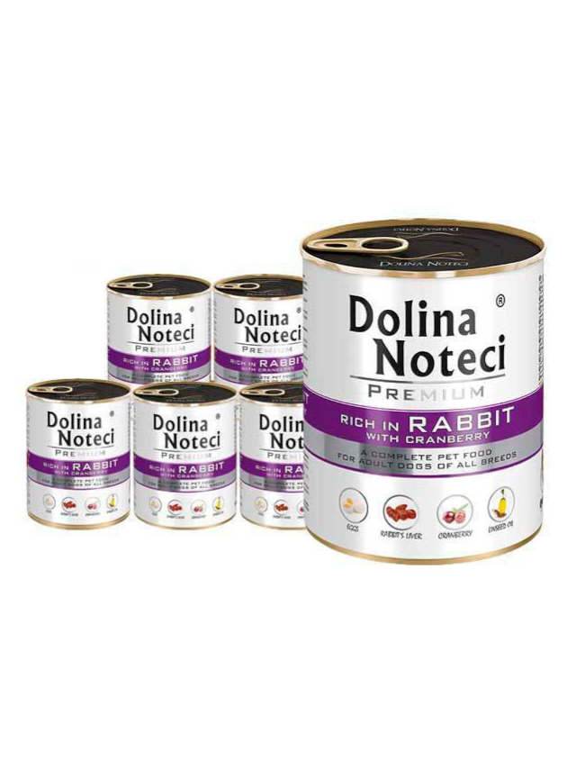 Dolina Noteci Premium Królik z żurawiną 24x800g