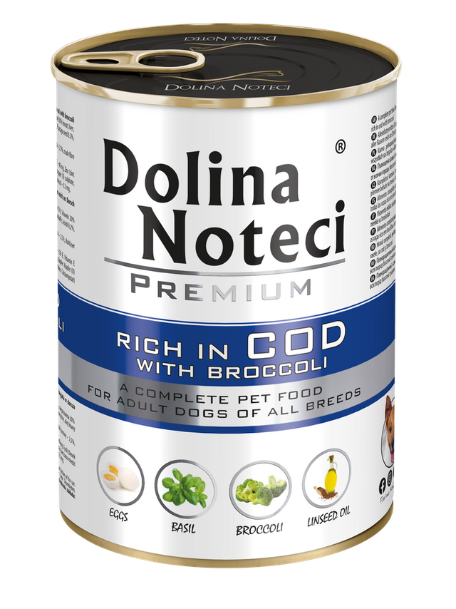 Dolina Noteci Premium Dorsz z brokułami 400g