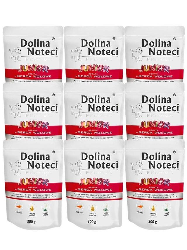 Dolina Noteci PREMIUM Junior bogata w serca wołowe 24 x 300g