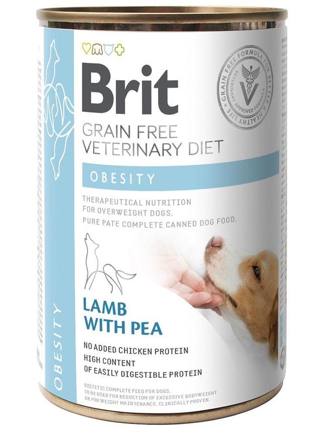 BRIT GF Veterinary Diets Dog Obesity 400g - karma mokra dla psa