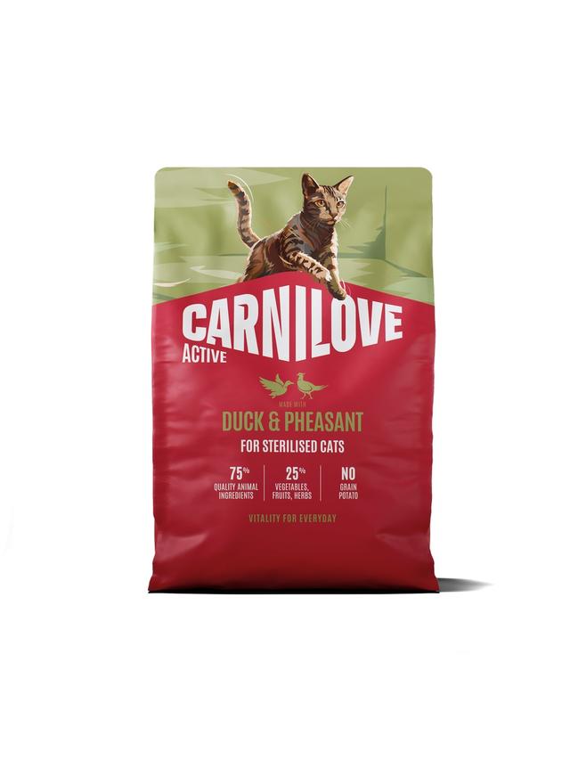 Carnilove Active Cat Duck & Pheasant for Sterilised Adult 2 kg