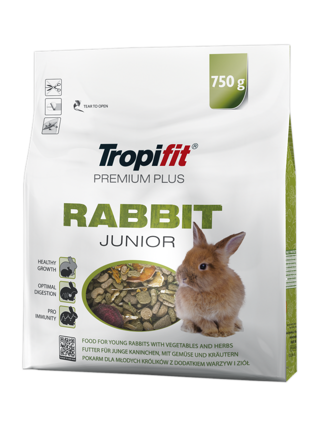 TROPIFIT Premium Plus RABBIT JUNIOR 750g - dla królika