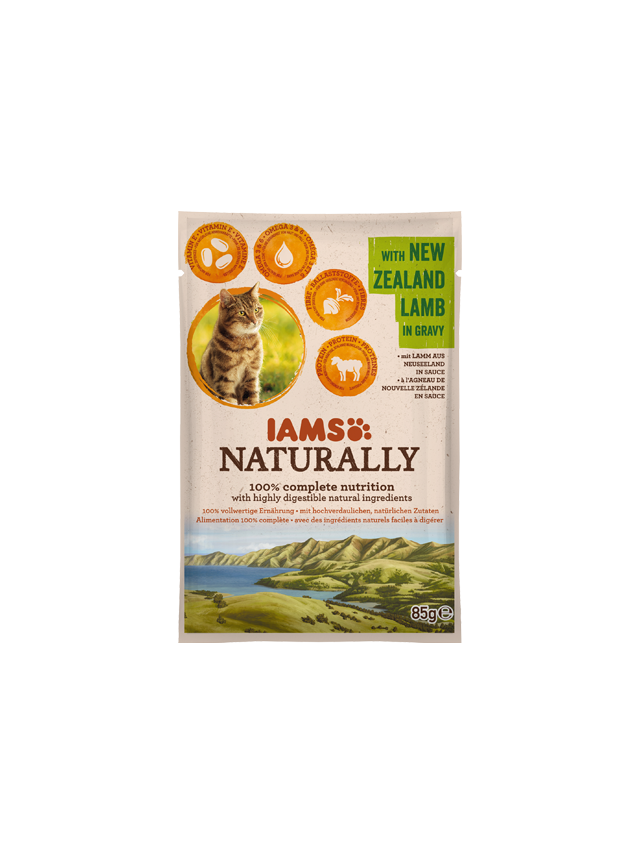 IAMS - Naturally z Jagnięciną nowozelandzką w sosie 85g