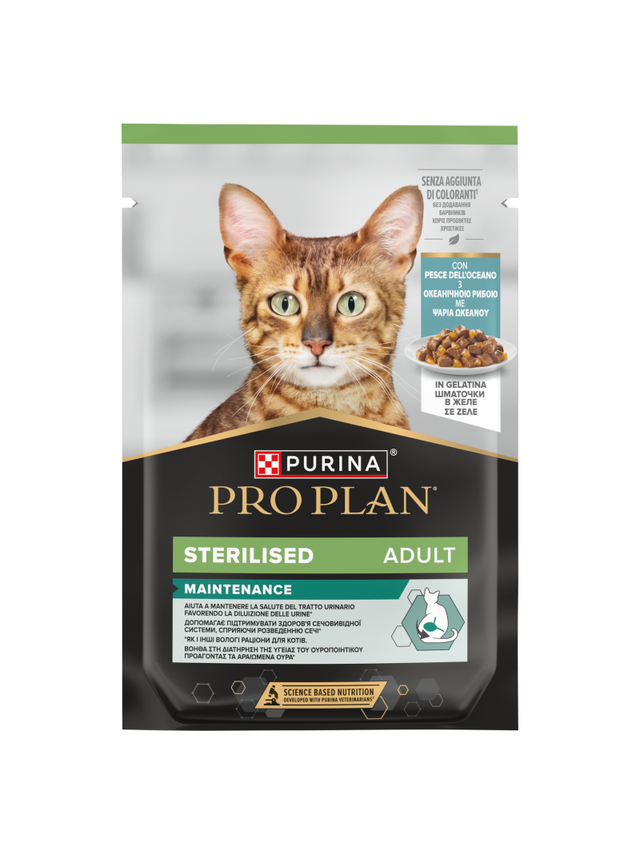 Purina Pro Plan Sterilised z rybą oceaniczną dla kota 85g