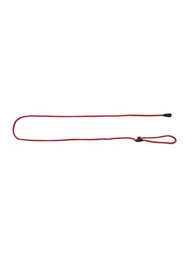 KERBL Smycz sznurkowa GoLeyGo, z Adapterem,czerwona, 8mm x 140-200cm,S,max.15kg