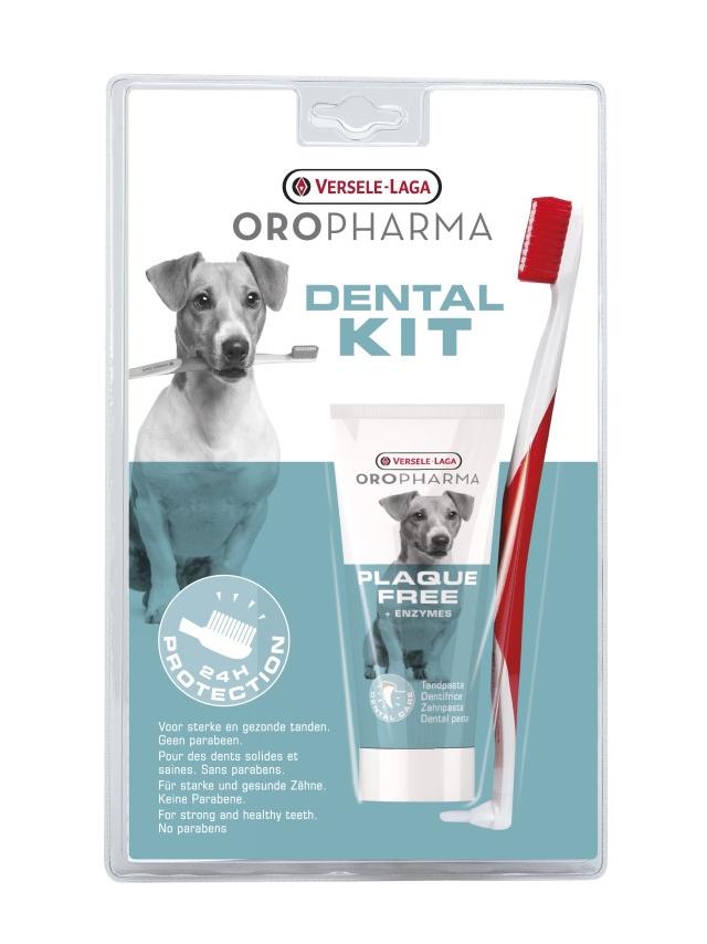 VERSELE-LAGA - Oropharma Plaque Free dental care kit - zestaw pasta do zębów + szczoteczka