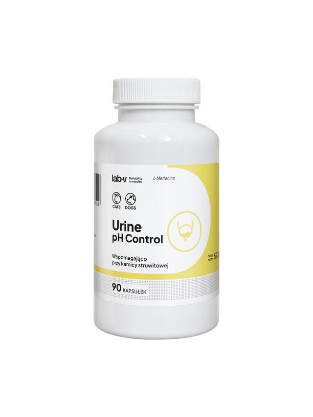 Lab-v Urine pH Control – Wsparcie dla psów i kotów przy kamicy struwitowej 90 kapsułek