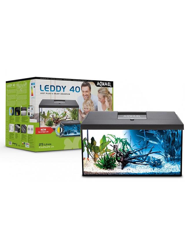 AQUAEL Leddy 40 Day&Night - zestaw akwariowy 2.0 czarny