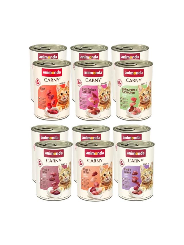 ANIMONDA Cat Carny Adult mięsna uczta 12x400g