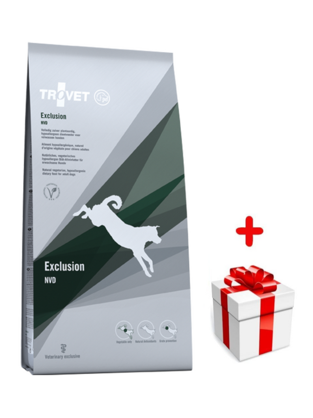 TROVET NVD Exclusion - dieta Wegetariańska (dla psa) 12,5kg + niespodzianka dla psa GRATIS!