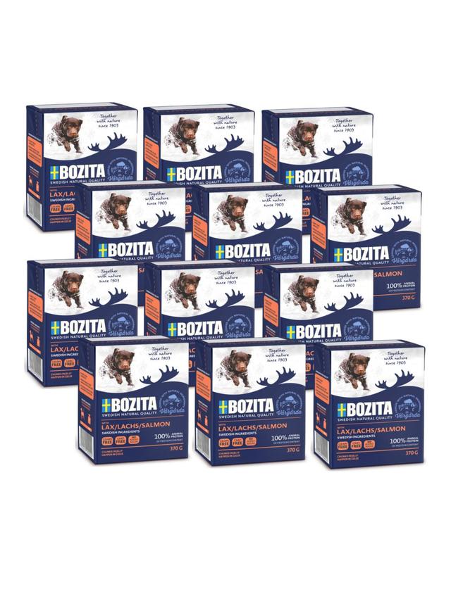 BOZITA Dog: Łosoś w galarecie 12x370g