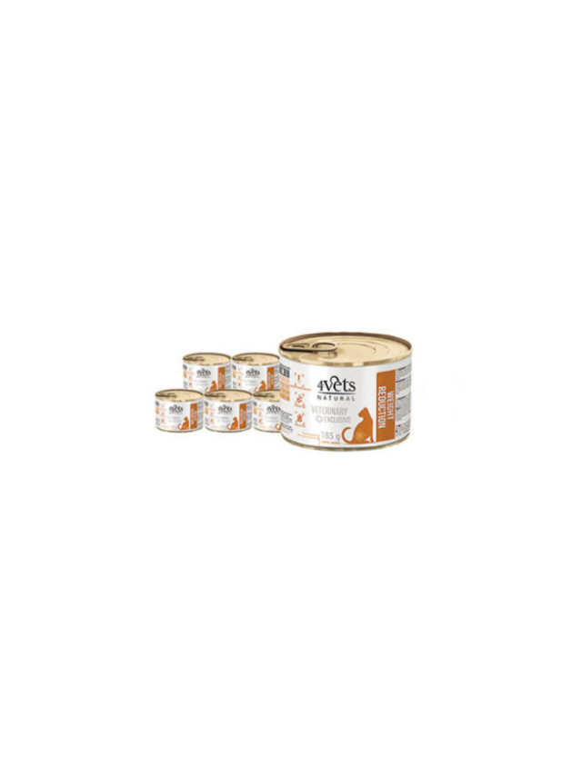 4Vets Cat Weight Reduction 6x185g