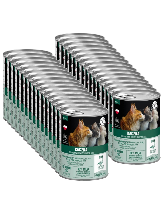 PetRepublic kawałki w sosie z kaczką 30x400g dla kota