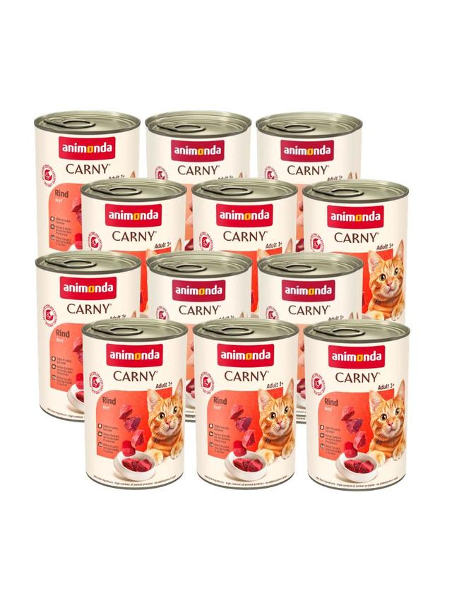 ANIMONDA Cat Carny Adult smak: wołowina 12 x 400g