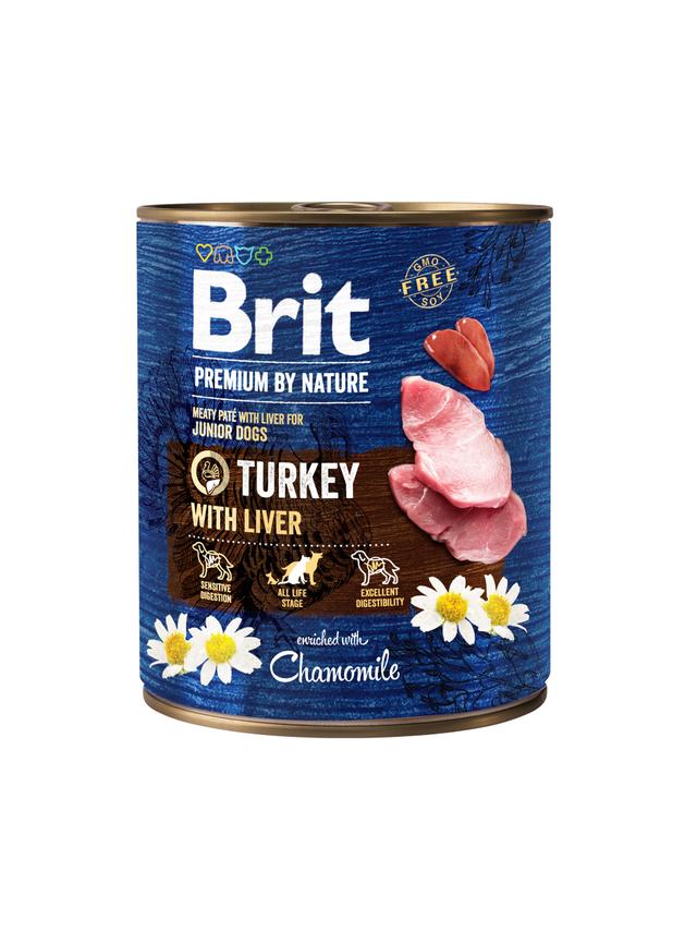Brit Premium by Nature Turkey With Liver 12x800g