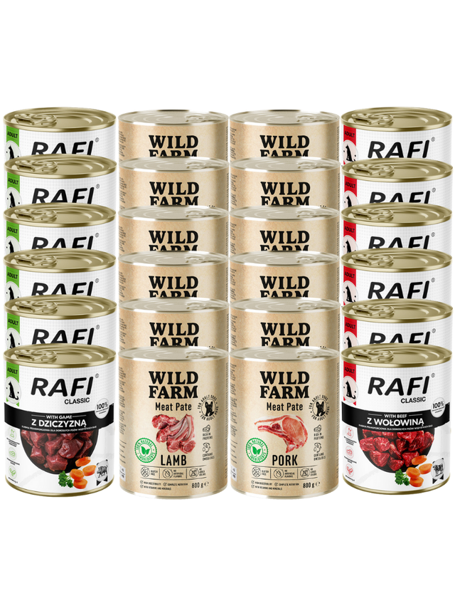 DOLINA NOTECI / WILD FARM Mix Smaków 24x800g