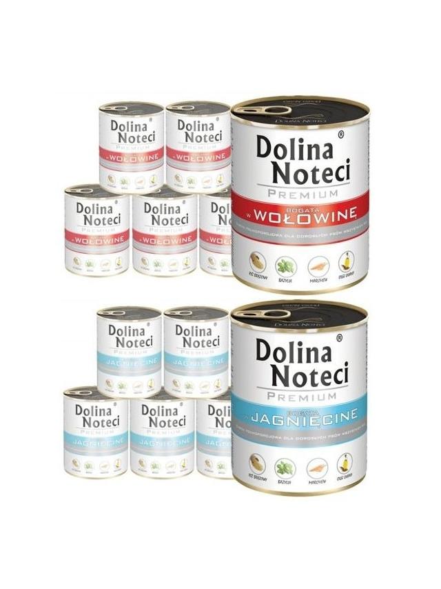 Dolina Noteci PREMIUM 24x800g (jagnięcina + wołowina)