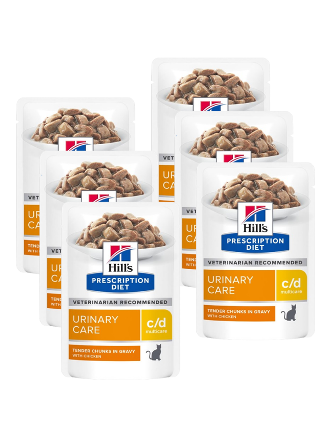 HILL'S PD Prescription Diet Feline c/d Multicare Kurczak 6x85g saszetka