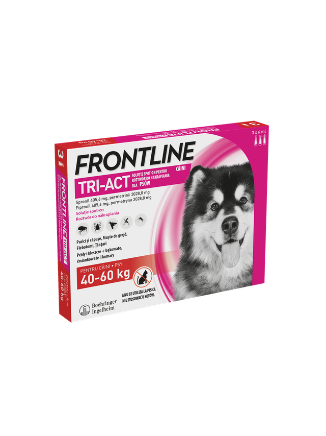 FRONTLINE Tri-Act XL 40-60kg (pipeta 3 x 6ml)