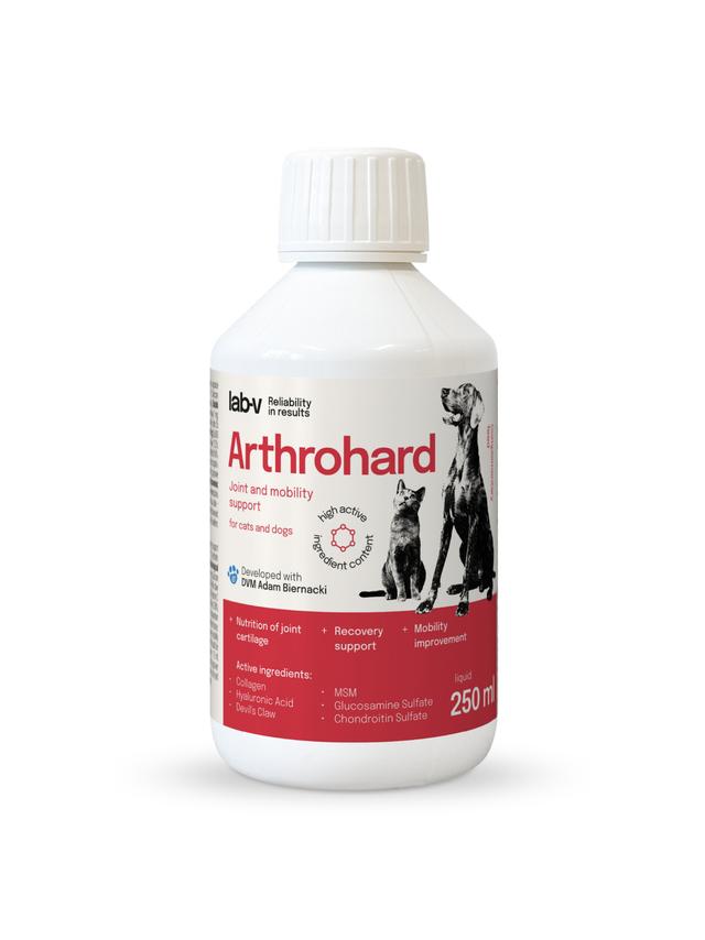 Lab-v Arthrohard 250ml Preparat na wsparcie stawów dla psa i kota