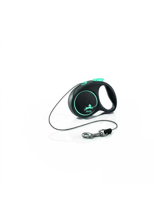 FLEXI Smycz oryginalna Black Design niebieska XS - 3m do 8kg - linka