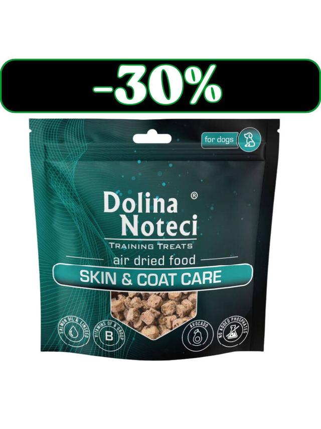 DOLINA NOTECI Training Treats Skin & Coat Care przysmaki treningowe dla psa 130g