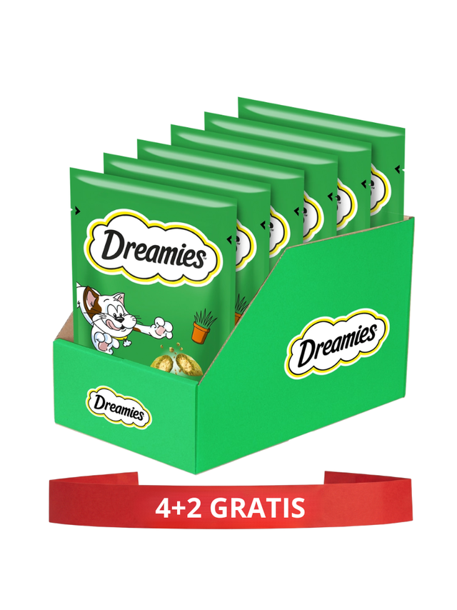DREAMIES 6x60g - przysmak dla kota z kocimiętką