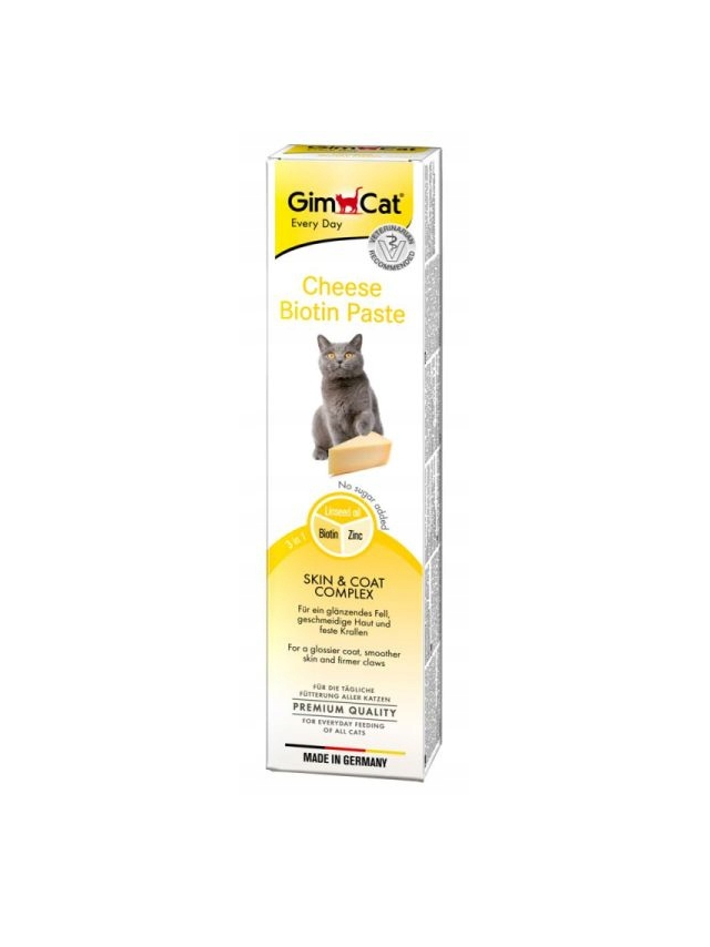 GimCat Pasta z biotyną i serem 200g