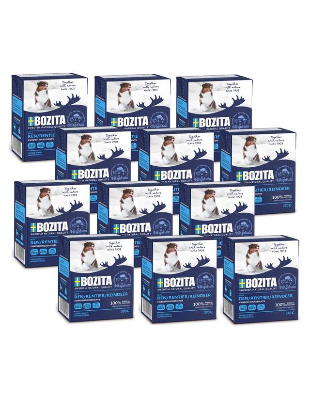 BOZITA Dog: Renifer w galarecie 12x370g