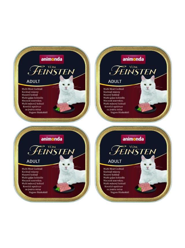 ANIMONDA Vom Feinsten Adult Cat smak: Mix różnych mięs 6 x 100g