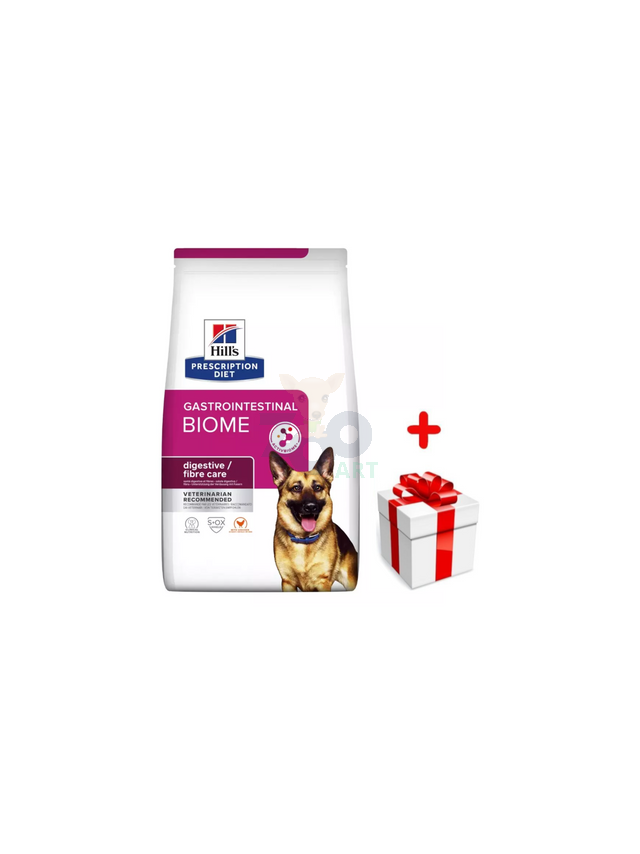 HILL'S PD Prescription Diet Canine Gastrointestinal Biome 10kg + niespodzianka dla psa GRATIS!