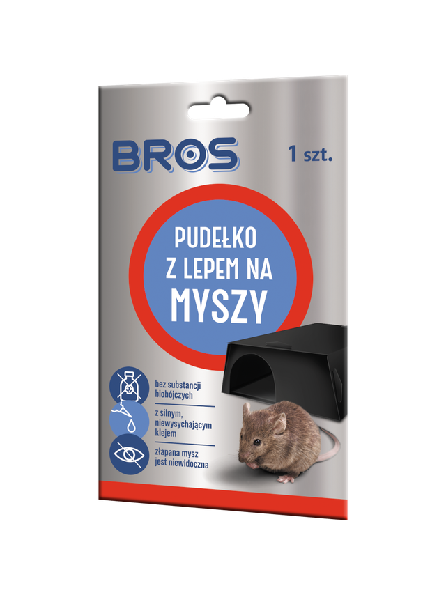 BROS - Pudełko z lepem na myszy (1szt.)