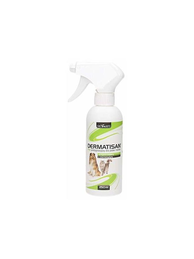 Dermatisan płyn oczyszczający z chlorheksydyną do pielęgnacji skóry psów i kotów 250ml