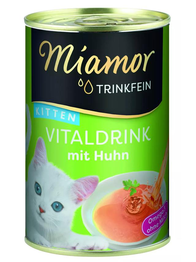 Miamor VitalDrink Kitten z kurczakiem 135ml