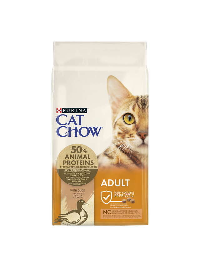 PURINA Cat Chow Adult Duck Karma z kaczką 15kg