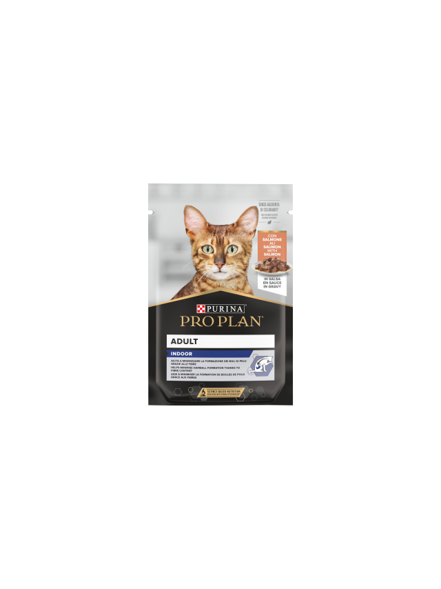 Purina Pro Plan Indoor Adult z łososiem dla kotów 85g