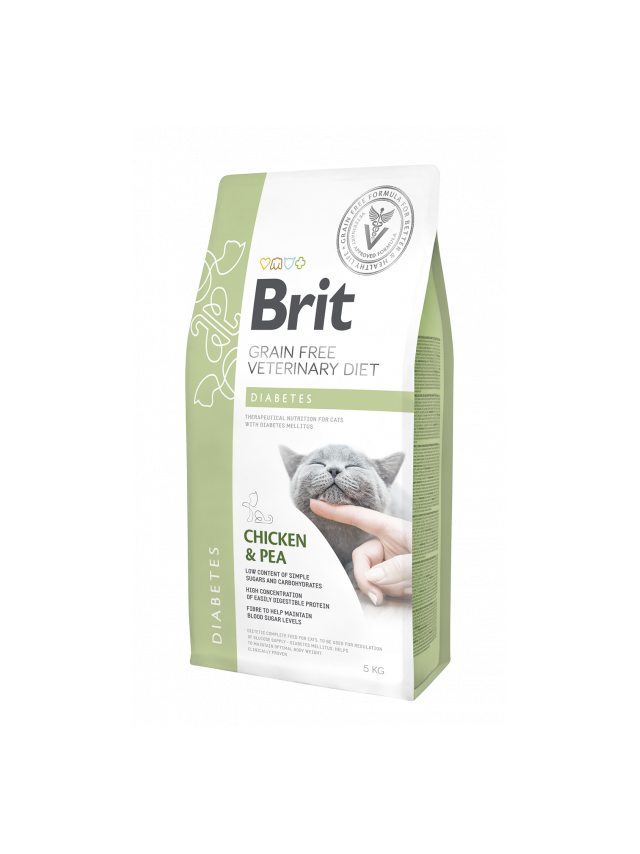 Brit gf veterinary diets cat diabetes 5kg