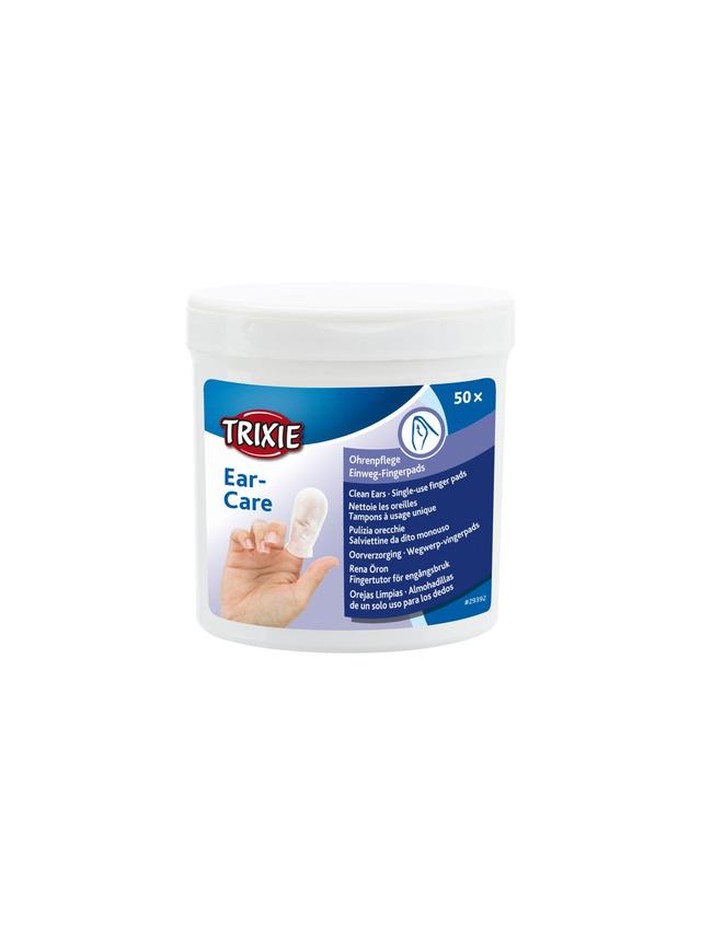 Trixie Ear Care Czyste uszy - nakładki na palce, 50 szt