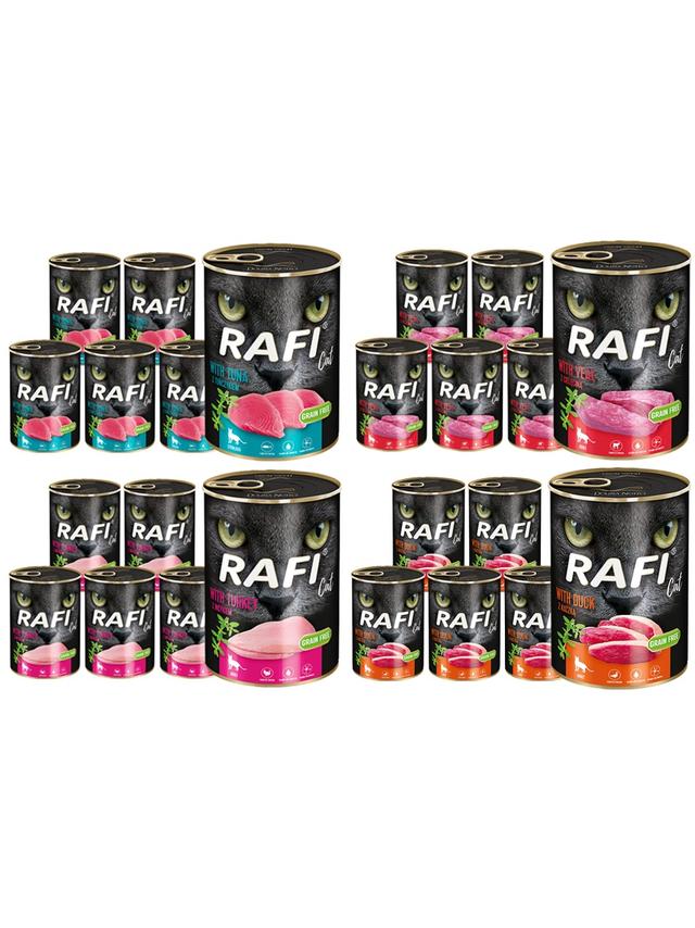DOLINA NOTECI RAFI Cat Adult Mix smaków 24x400g