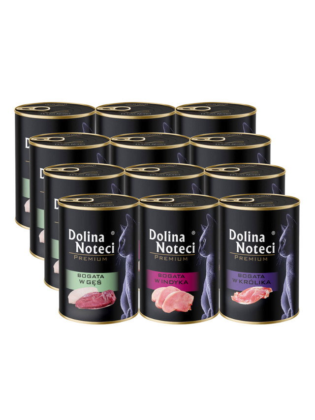 Dolina Noteci Premium dla kota 12x400g