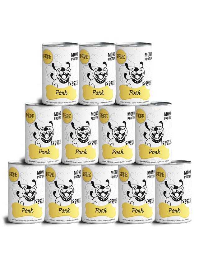 PEPE MONO PROTEIN Pork (wieprzowina) 12x400g