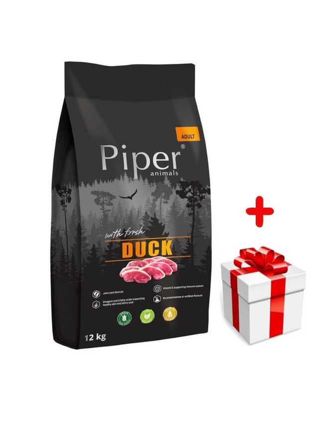 DOLINA NOTECI Piper Animals z kaczką 12kg  + niespodzianka dla psa GRATIS!