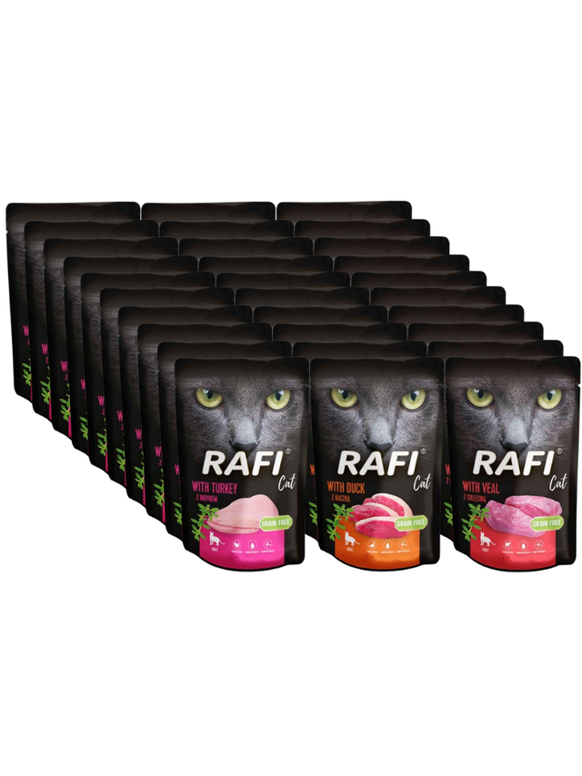 RAFI Cat Adult Mix Smaków 30x100g